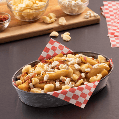 Poutine With Kingsey<sup>®</sup> Cheese Curds