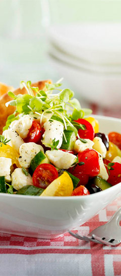 Summer Salad With Kingsey Cheese Curds